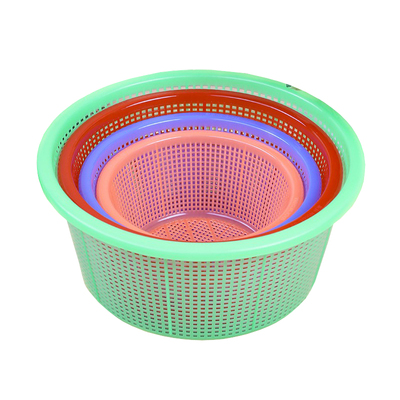 批发圆形加高的小篮子熟胶摔不破