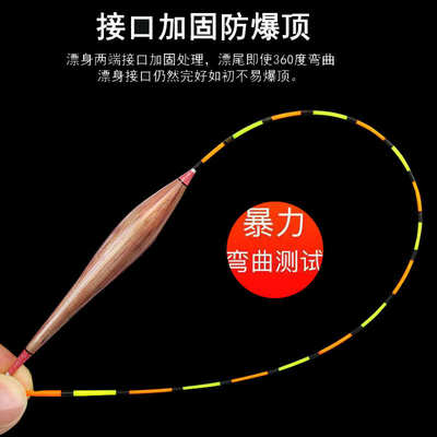 芦苇漂高灵敏轻口鲫鱼漂60CM超长黑坑鲤鱼漂细尾加粗流氓行程浮漂