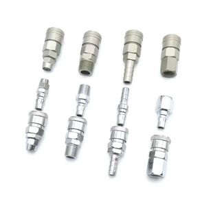 C式快速接头自锁SP20木气枪PP30公母头SM40气钉气泵空压机-F配件H