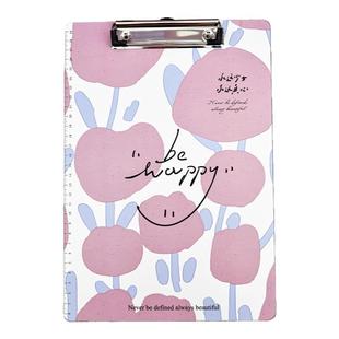 A4加硬可挂可爱韩系ins风木质16K文件试卷资料收纳夹板板夹学生写字画画垫板加厚点菜单板夹试卷多功能夹票据