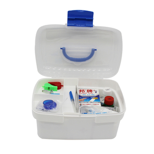 医药箱家庭用急救箱小号家用药品收纳药箱家庭用急救用品套装检查