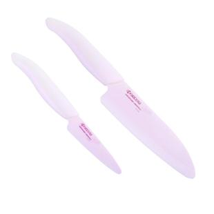 【自营】日本进口京瓷陶瓷刀家用水果刀多功能刀辅食两件套装礼盒