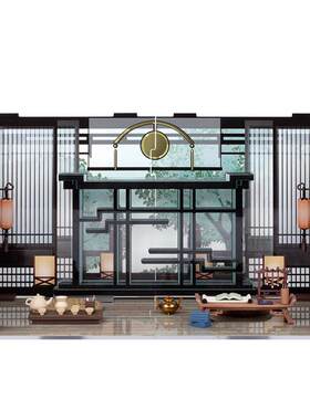 【擎苍】擎景国风雅系列场景手办