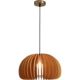 欧普/原木南瓜/中古风吊灯宋式美学复古灯饰E27灯具客厅餐厅CD