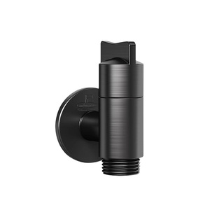 潜水艇官方旗舰店枪灰洗衣机专用水龙头家用全铜自动止水阀门46分