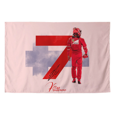 挂毯莱科宁海报F1赛车手Kimi