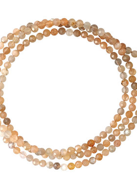 天然月光石黑骨干多圈手链项链