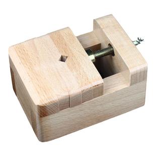 金石印坊进口榉木篆刻印床/印石印章固定夹持工具初学篆刻工具