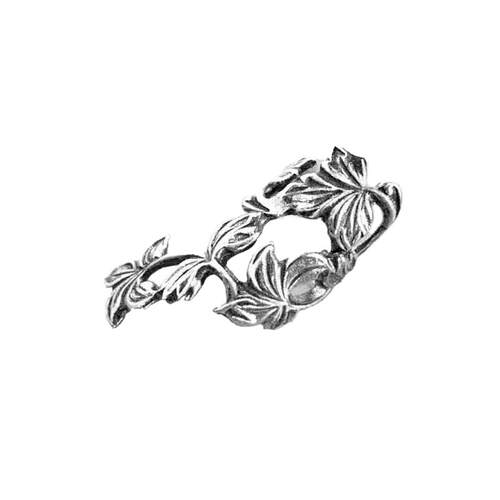 美国代购 Earcuff  精美手作潮流大气时尚纯银春叶耳饰耳夹