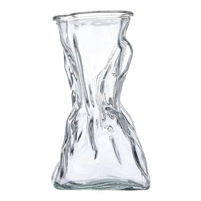 玻璃花瓶摆件客厅插花ins风不规则透明水养玫瑰百合鲜花干花花器