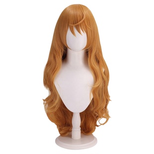 馒头家 cosplay假发 海贼王 娜美长发动漫假发 橘黄色波浪长发