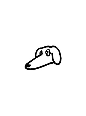 长鼻狗贴纸letmedoitforU