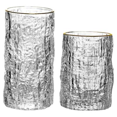 玻璃杯水杯家用简约清新森系