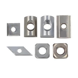 欧标国标铝型材菱型螺母半圆长方形四方投入式螺母3040M3M4M5M6M8