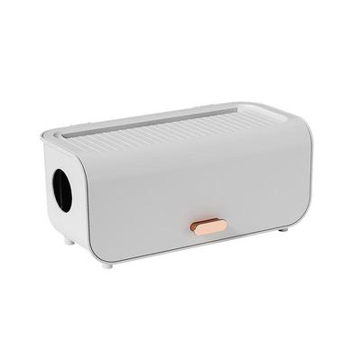 居家家插排插座桌面收纳盒线神器