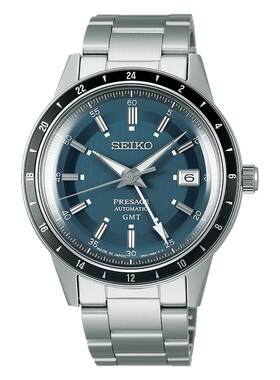 Seiko/精工休闲时尚GMT两地时