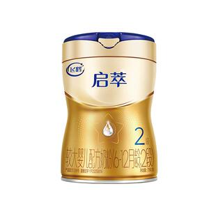 飞鹤启萃2段【顶量SN-2DHA 8种HMOs】婴儿配方奶粉750g*6罐官方