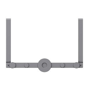 橱柜门上挂钩2cm厚门 超长款卧室衣柜门后衣服挂衣架不锈钢收纳架