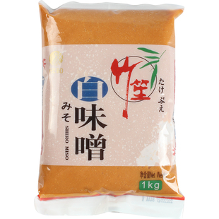 欣和味噌 竹笙白味噌1kg 日本口味味噌味增汤味噌酱日本料理大酱