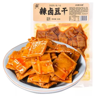 张飞豆干辣卤豆干100g袋装四川重庆特色美食即食休闲零食下酒菜