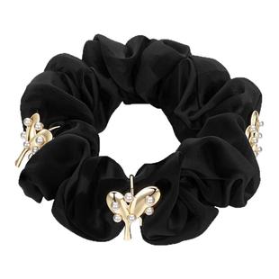 Cercoo/奢蔻送老婆礼物珍珠礼赞发圈大肠圈简约成人盘发发绳发圈