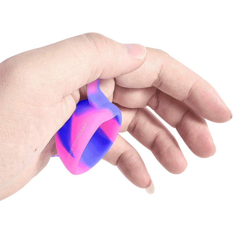 手型手指训练球钢琴手势球儿童矫正器指力练习球带辅助握力球防塌