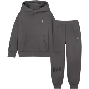 暇步士童装男大童套装春夏新品宝宝卫衣儿童休闲裤子运动两件套