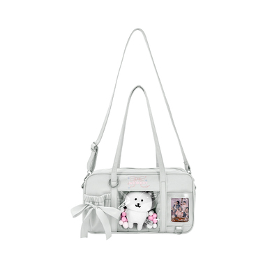 日常款单肩斜挎痛包可放娃包追星