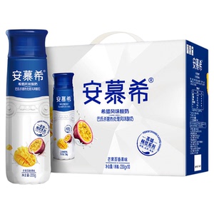 5月伊利安慕希酸奶芒果百香果230g×10瓶整箱学生营养早餐酸奶