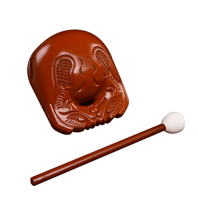 佛家念佛木鱼法器香樟木实木