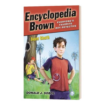 英文原版 Encyclopedia Brown Super Sleuth 百科全书小布朗 超级侦探 英文版 进口英语原版书籍儿童全英语书