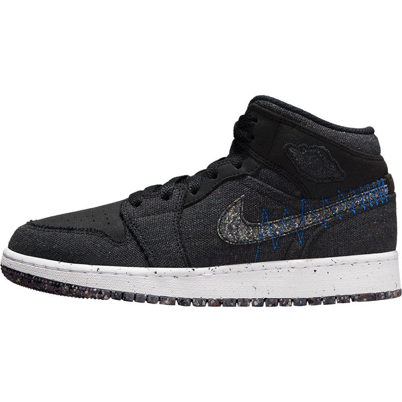 Nike/耐克正品儿童帆布合成革Logo减震中帮篮球鞋DM4334-001