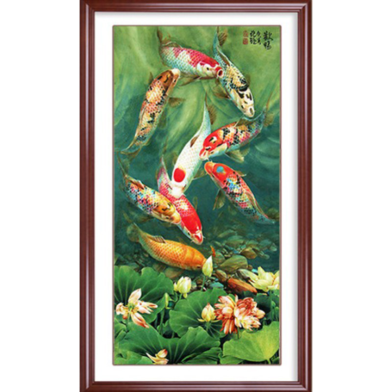精准印花新款十字绣正品客厅DMC