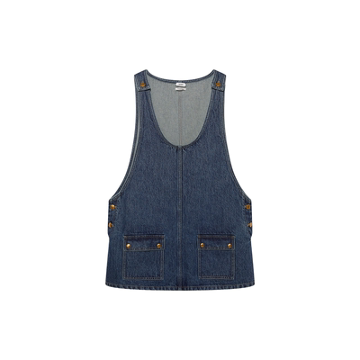 IMMI复古牛仔背心连衣裙