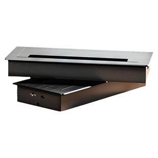 铝合金电脑桌穿线盒办公室会议桌过线孔电视柜穿线孔金属装饰孔盖