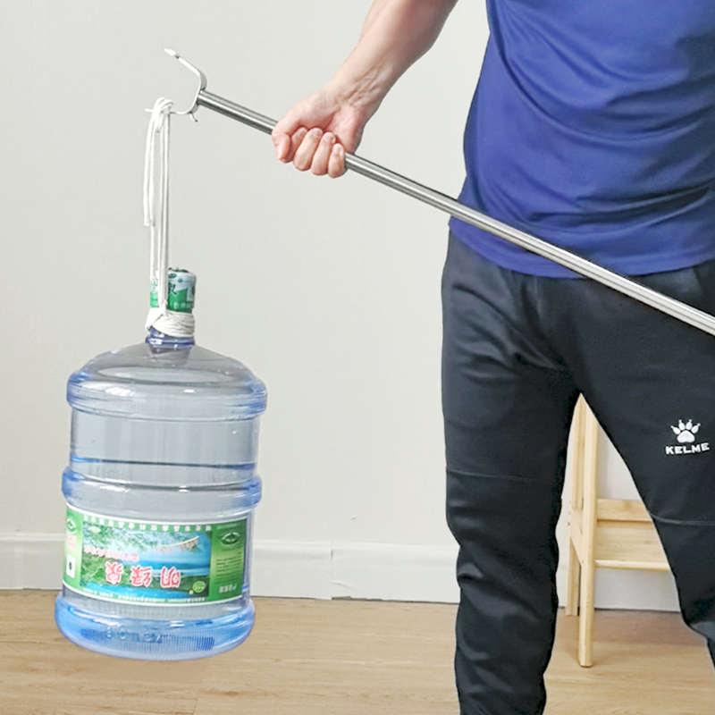 撑衣杆304不锈钢一体晾衣杆叉丫宿舍挂衣服的杆子家用挑杆凉衣捍