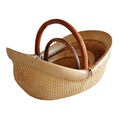 柳编笸箩簸箕手工篮子收纳