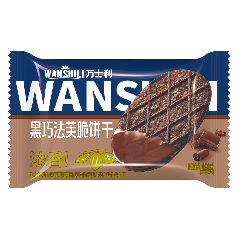 万士利法芙脆饼干四种口味超美味
