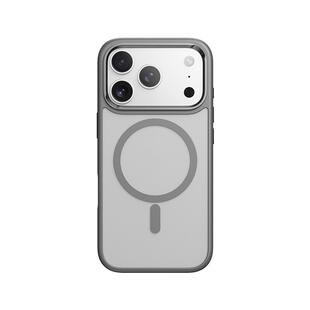 ROCK适用苹果17手机壳iPhone17 Pro Max磁吸无线充电外壳简约高级感轻奢磨砂气囊防摔男女生新款pm硅胶保护套