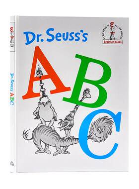 Dr Seuss's ABC 精装版 英文原版绘本 苏斯博士 廖彩杏书单 Dr Seuss 幼儿早教绘本 儿童字母单词启蒙认知图画书