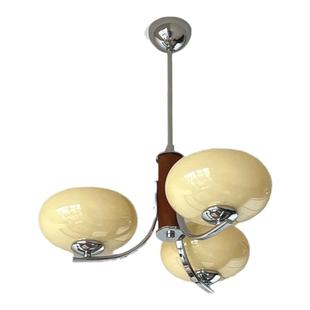 中古法式客厅吊灯包豪斯现代原木北欧奶油风复古餐厅书房卧室灯