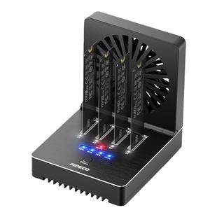 诚和德USB4硬盘盒底座nvme一拖三克隆拷贝机m.2固态四盘位雷电4