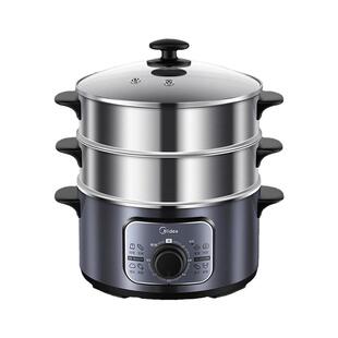 美的电蒸锅多功能家用三层家用2026新款蒸煮一体锅官方旗舰店正品