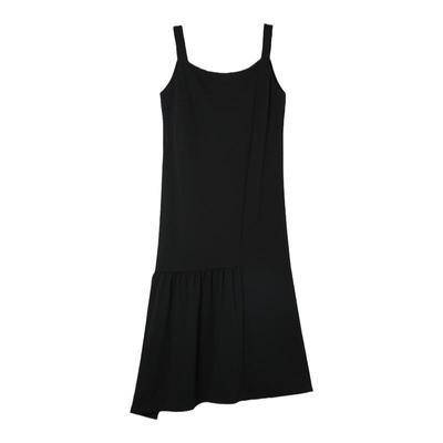 梵凯气质高级A不规则吊带中长裙