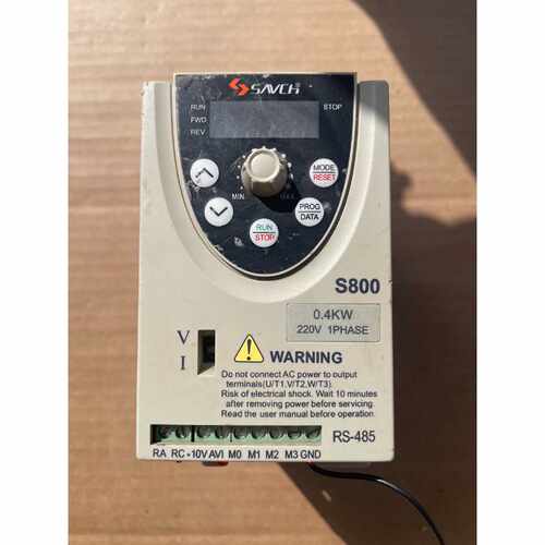 询价三基S800系列变频器，220V0.4KW正常使用。型号:S