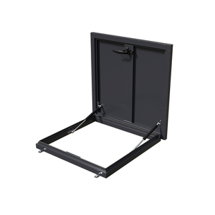 屋顶天井防雨盖检修口定制铝合金手动天窗上人孔楼顶屋面防雨盖板