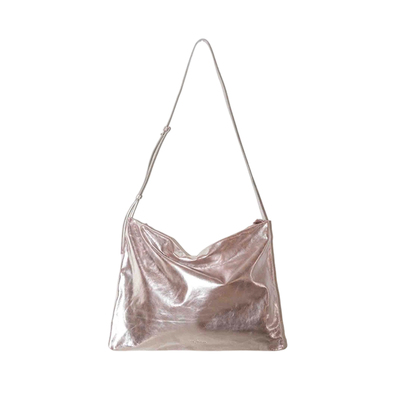 Cortana时尚拉链大包纳帕皮纯手工女士手袋