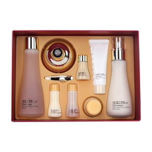 保税仓韩国苏秘sum37度 呼吸时光能量套盒水乳霜补水保湿滋润肌肤