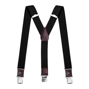背带夹男士英伦高级成人复古吊带男式西装裤子防滑弹力吊裤带背带