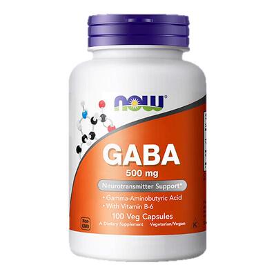 NOW氨基丁酸GABA胶囊助好眠情绪